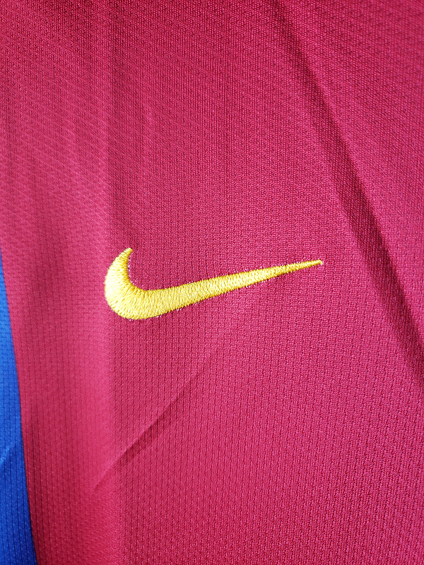 Barcelona Retro Jersey 2007/08 Home Football Jersey Soccer Shirt