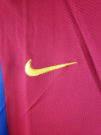 Barcelona Retro Jersey 2007/08 Home Football Jersey Soccer Shirt