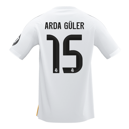 ARDA GÜLER #15 Mens Real Madrid Home Jersey 2025/26 [PREMIUM]