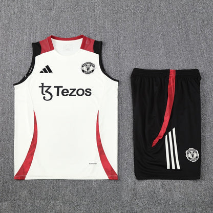 Manchester United Vest Set Training Tracksuits 25/26 Football Kit Soccer Jersey