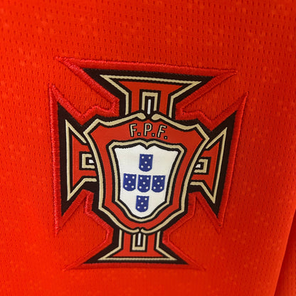 Portugal Jersey 25/26 Home Long Sleeves Ronaldo Football Kit Soccer Jersey