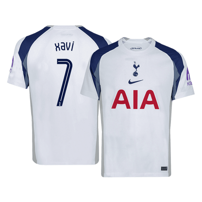 XAVI #7 Mens Tottenham Hotspur Home Jersey 2025/26 - UCL