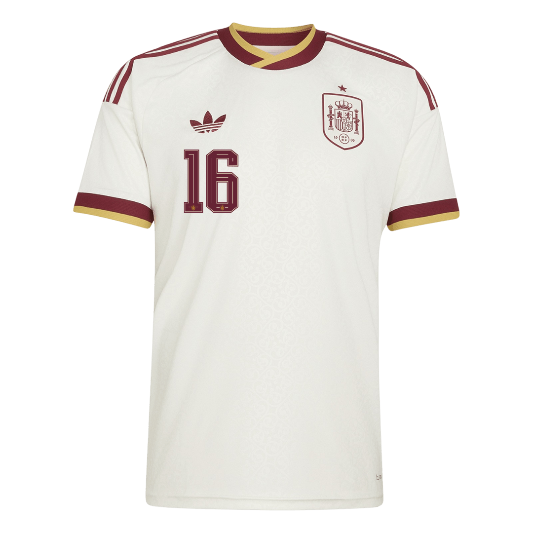 RODRIGO #16 Mens Spain World Cup Away Jersey 2026