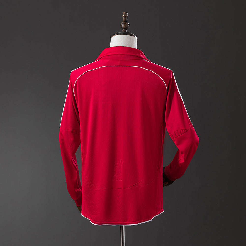 Liverpool Jersey 2006-07 Home Retro Football Kit Long Sleeves