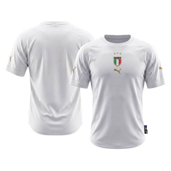 Retro 2004 Mens Italy Away Jersey
