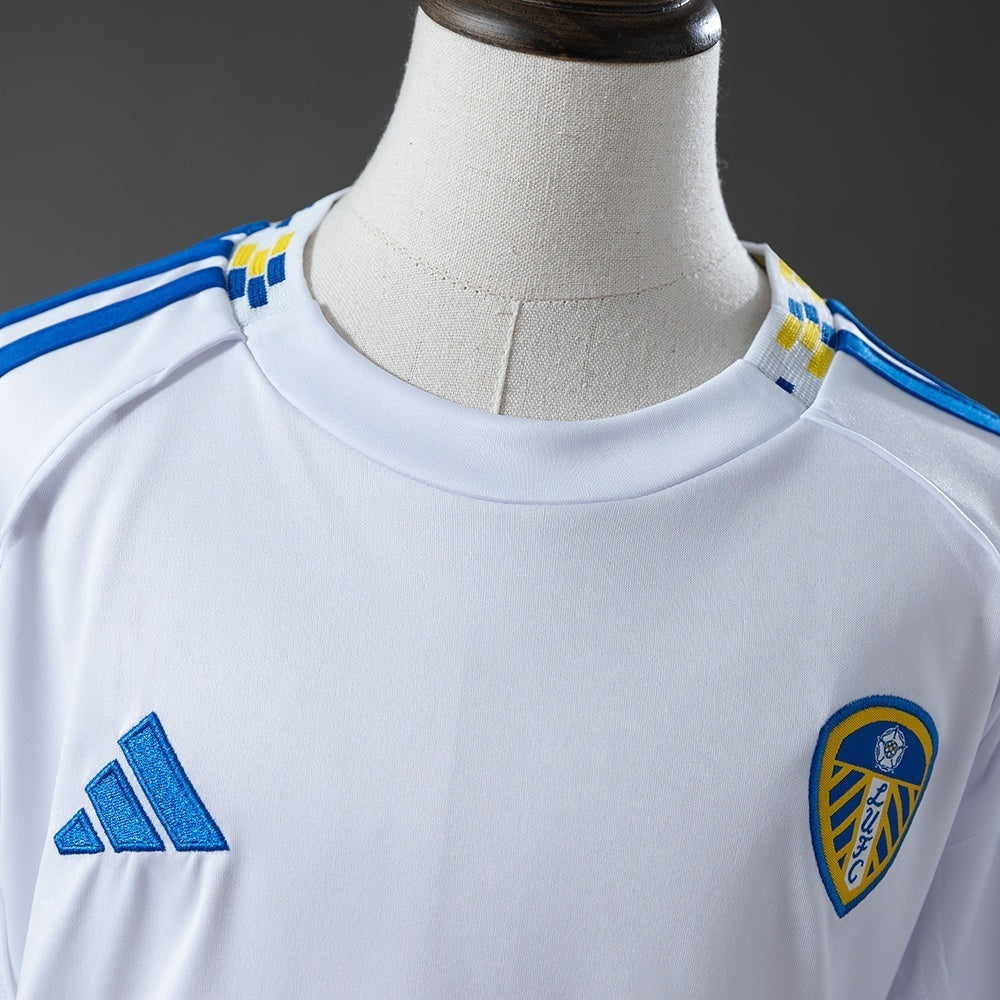 Kids Leeds United Home Jersey 2025/26 Football Kit Soccer Shirt