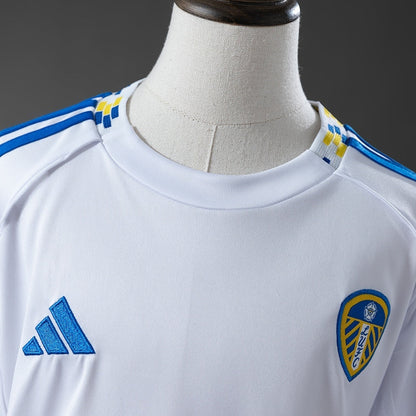 Kids Leeds United Home Jersey 2025/26 Football Kit Soccer Shirt