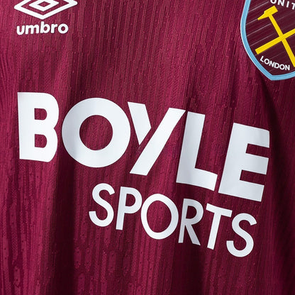 West Ham United Jersey 25/26 Home Football Kit Player Version