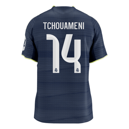 TCHOUAMENI #14 Mens Real Madrid Away Jersey 2025/26 - Player Version (Slim Fit) [PREMIUM]