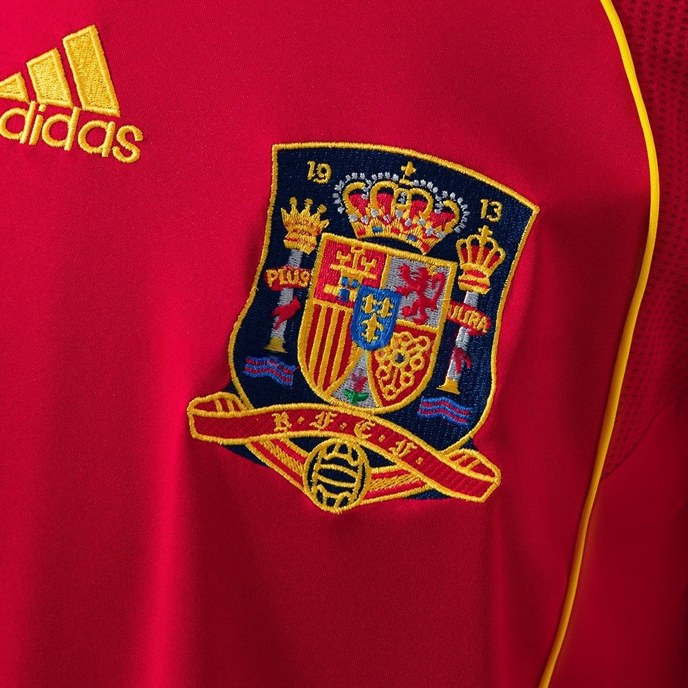 Spain Jersey 2008 Home Retro Football Kit
