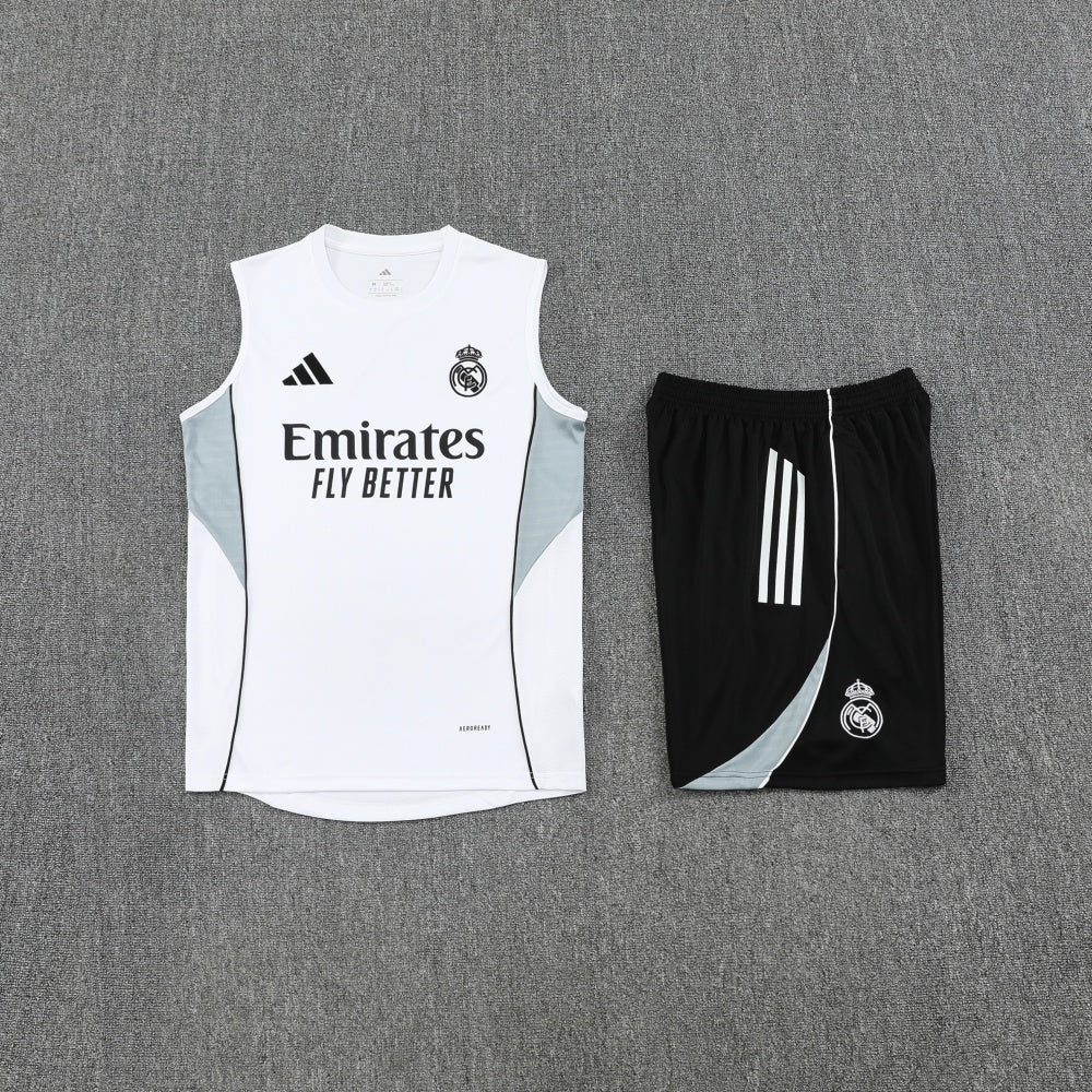 Real Madrid Vest Set Training Tracksuits 25/26 Football Kit Soccer Jersey