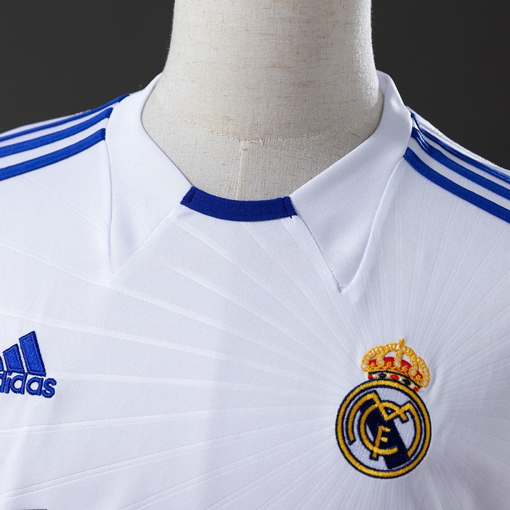 Real Madrid Jersey 2010-11 Home Retro Kit Long Sleeves