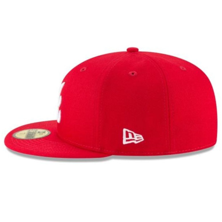 ATLANTA BRAVES NEW ERA AUTHENTIC COLLECTION 59FIFTY-RED