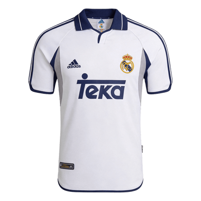 Retro 2000/01 Mens Real Madrid Home Jersey