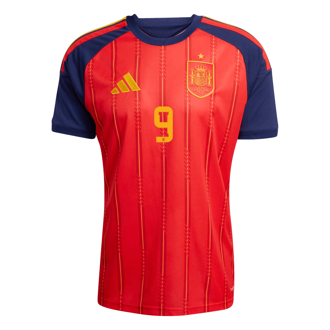 GAVI #9 Mens Spain World Cup Home Jersey 2026 [PREMIUM]