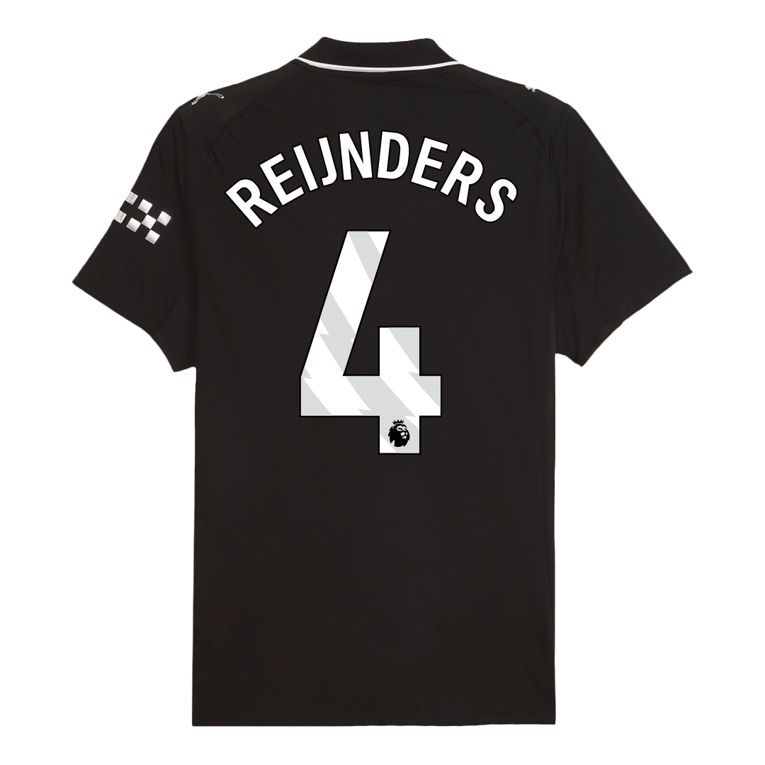 REIJNDERS #4 Mens Manchester City Away Jersey 2025/26 - Player Version (Slim Fit)
