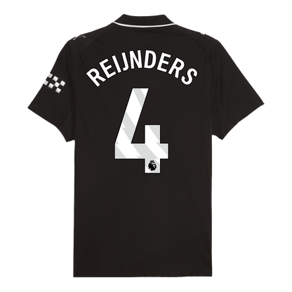 REIJNDERS #4 Mens Manchester City Away Jersey 2025/26 - Player Version (Slim Fit)