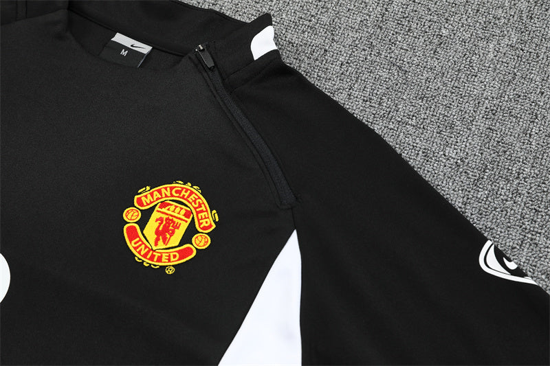 Retro Manchester United Training Tracksuits 2002-03 Football Kit Soccer Jersey