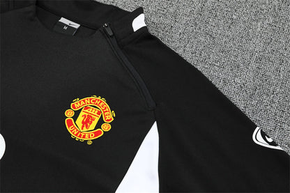 Retro Manchester United Training Tracksuits 2002-03 Football Kit Soccer Jersey