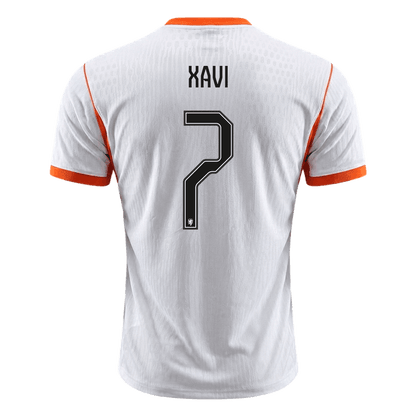 XAVI #7 Mens Netherlands World Cup Away Jersey 2026 - Player Version (Slim Fit)