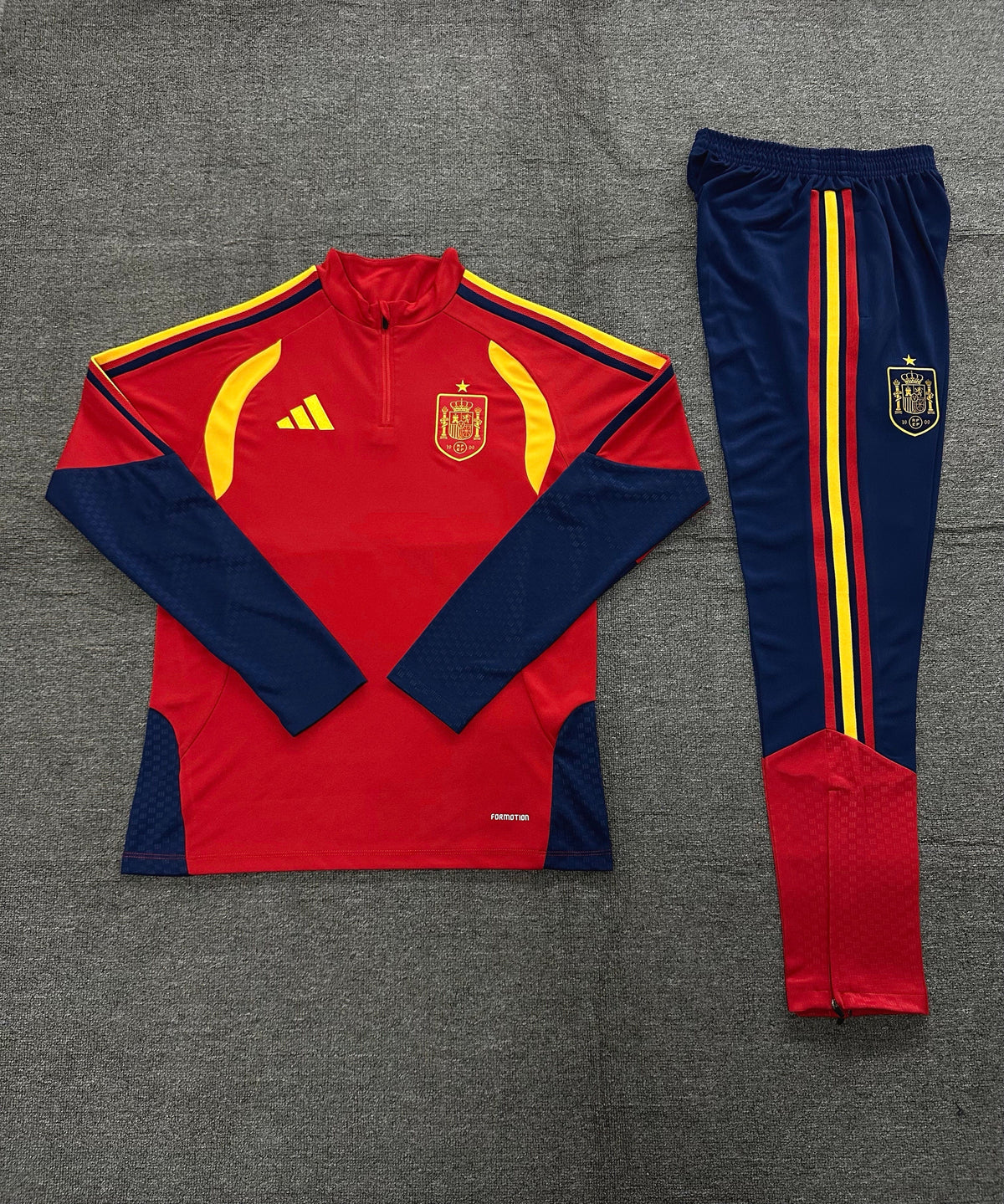 Kids Spain Training Tracksuits 2026 Football Kit Soccer Jersey