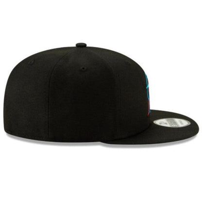 New Era Miami Marlins Team Color Basic 9FIFTY Snapback-Black