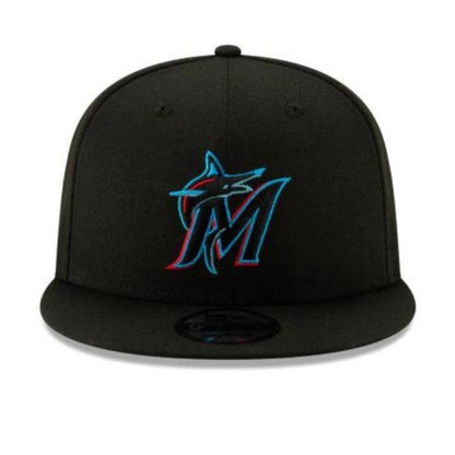 New Era Miami Marlins Team Color Basic 9FIFTY Snapback-Black