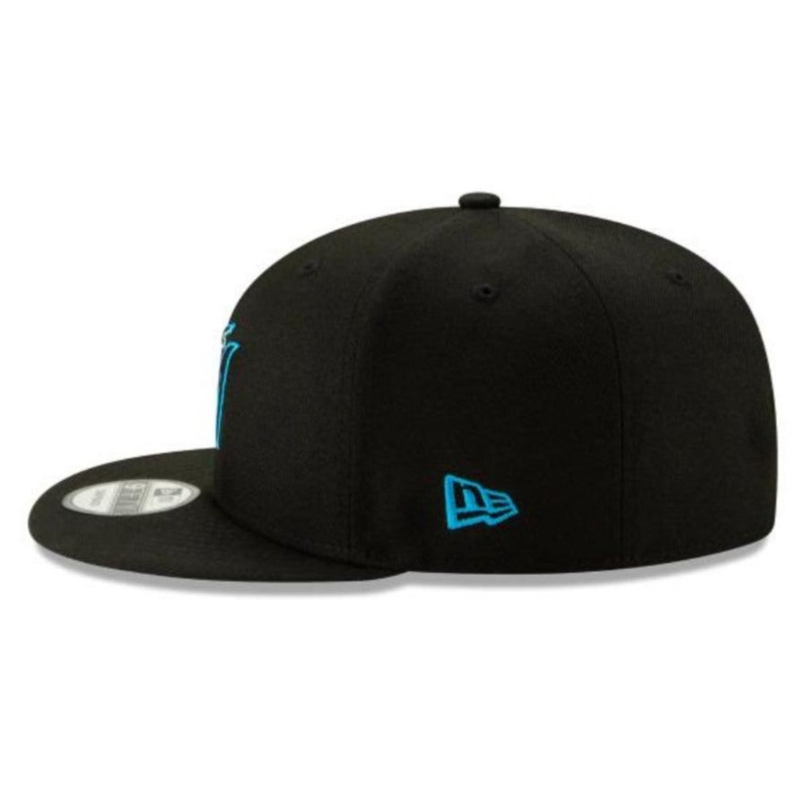 New Era Miami Marlins Team Color Basic 9FIFTY Snapback-Black