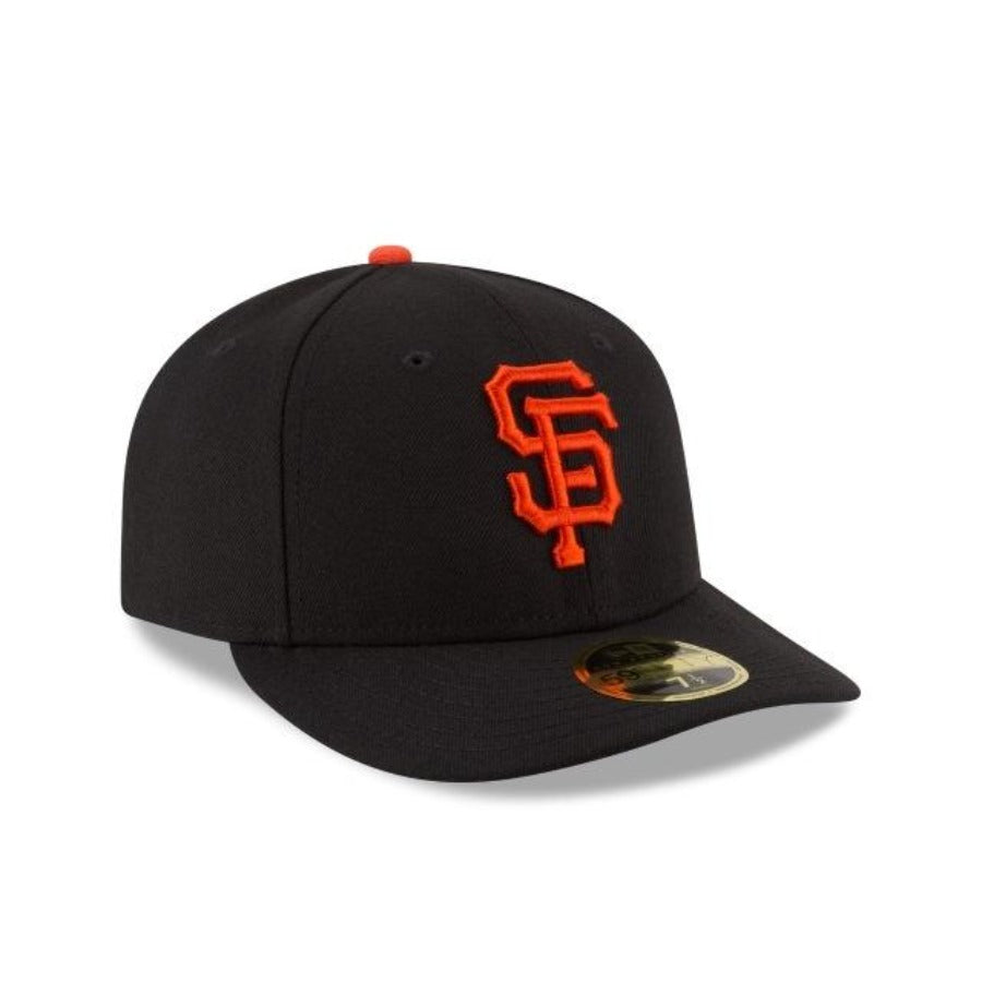 SAN FRANCISCO GIANTS ALTERNATE COLLECTION 59FIFTY FITTED-ON-FIELD COLLECTION LOW Profile -BLACK/black/orange