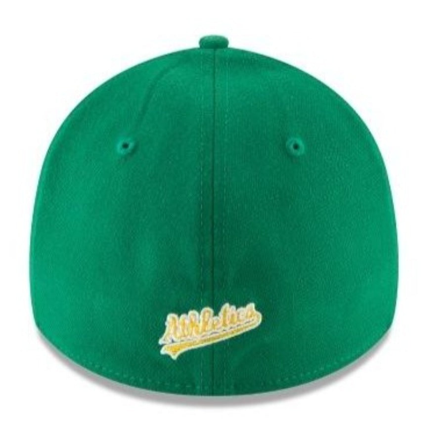 New Era Men's Oakland A's 39Thirty Team Classic Stretch Fit- Kelly green
