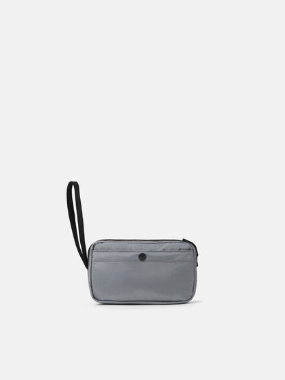 Stone Island Coated Nylon Metal Wrist Pouch in Ash Grey