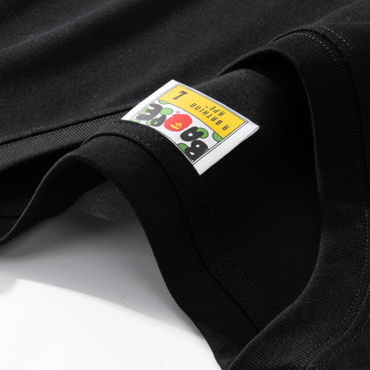 Bape 100% cotton Plus Size loose Cotton Round Neck T-Shirt