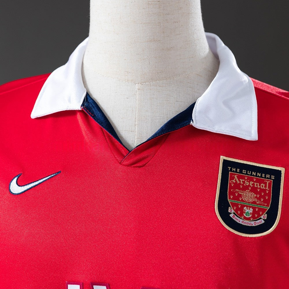 Arsenal Jersey 1998-99 Home Retro Kit