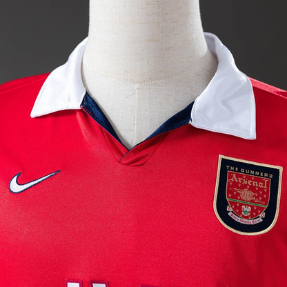 Arsenal Jersey 1998-99 Home Retro Kit