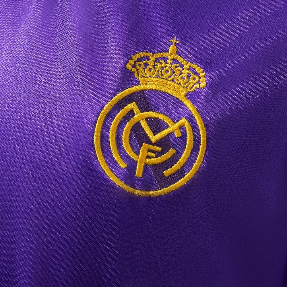 Real Madrid Jersey 1984-85 Away Retro Football Kit Long Sleeves