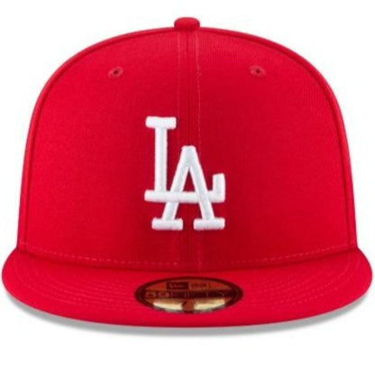 New Era Los Angeles Dodgers 59FIFTY FITTED Hat- Scarlet