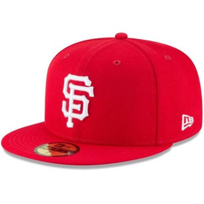 SAN FRANCISCO GIANTS 59FIFTY FITTED HAT- Scarlet