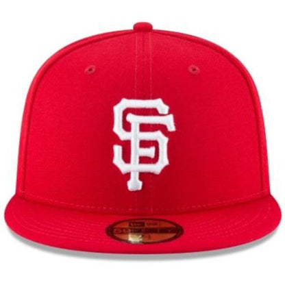 SAN FRANCISCO GIANTS 59FIFTY FITTED HAT- Scarlet