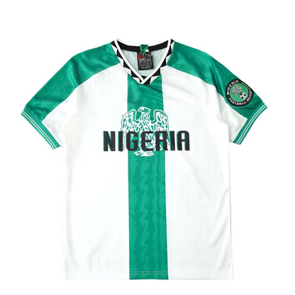 JCF Concept Green and White Jersey Inspired by Nigeria Culture