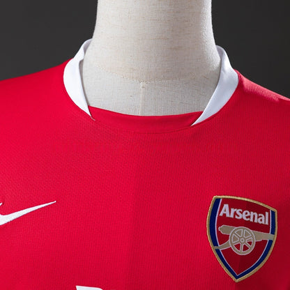 Arsenal Jersey 2006-07 Home Retro Football Kit Long Sleeves