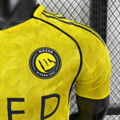 Player Version Al-Nassr Riyadh Jersey 25/26 Home RONALDO Football Kit Soccer Jersey