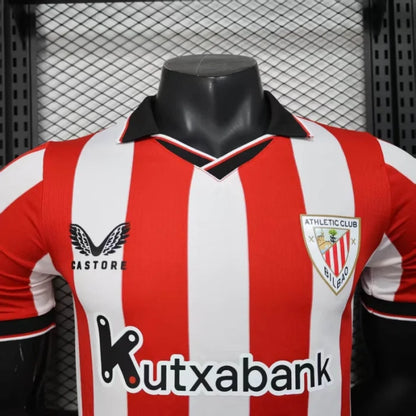 Player Version Athletic Bilbao Jersey 25/26 Home Football Kit Soccer Jersey