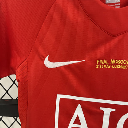 Retro Kids Manchester United Home Jersey 07/08
