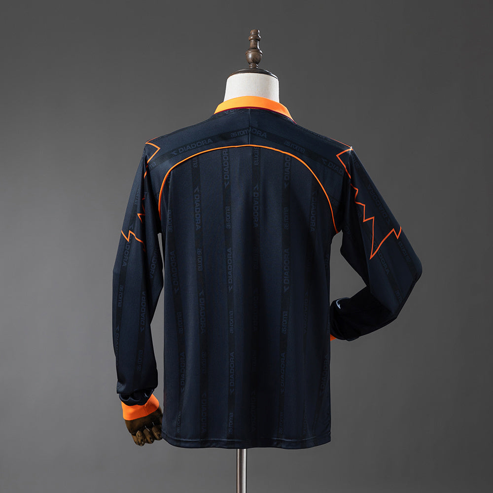 Rome Jersey 1999-00 Third Retro Football Kit Long Sleeves