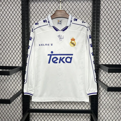 Retro Real Madrid Home Kit 1994/96 Long Sleeves Football Jersey