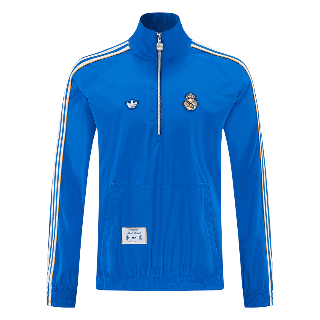 2026 Real Madrid Blue Windbreaker Jacket