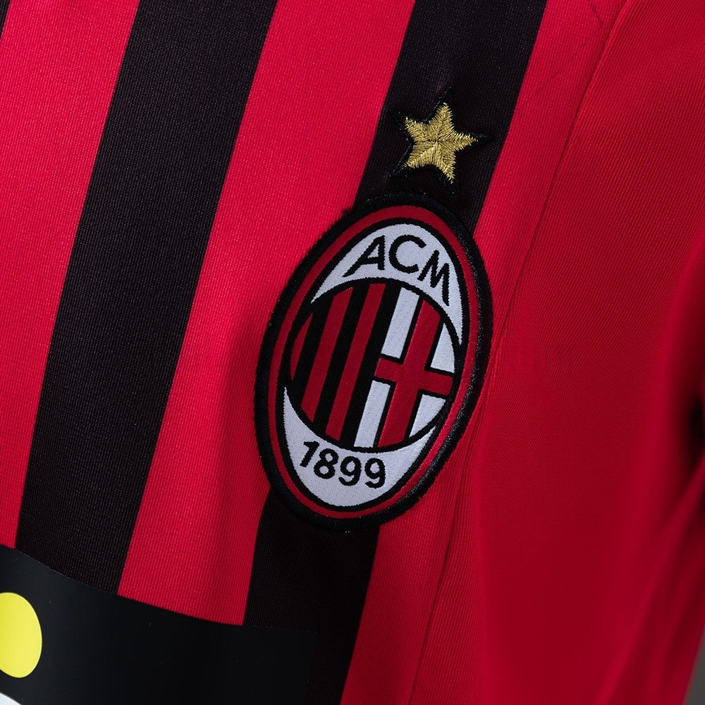AC Milan Jersey 2007-08 Home Retro Football Kit