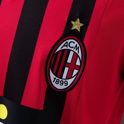 AC Milan Jersey 2007-08 Home Retro Football Kit