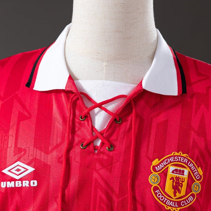 Manchester United Jersey 1992-94 Home Retro Football Kit