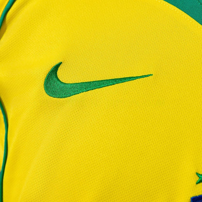 Brazil Jersey 2004 Home Retro Football Kit Long Sleeves